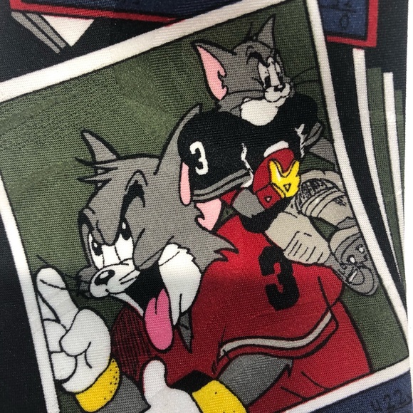 Vintage Tom and Jerry Football Tie 1994 Lakeside Apparel Rare Find - Picture 2 of 8